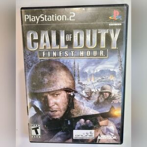 Call of Duty Finest Hour - PlayStation 2 - Video Game - VERY GOOD
